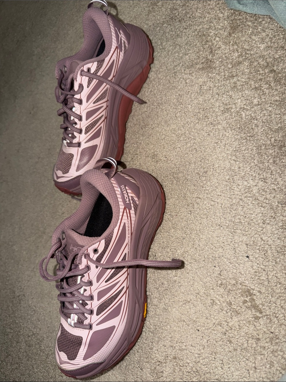 Hoka Mafate Speed 2 Women's Mauve/Carnation Shoe - Picture 4 of 7